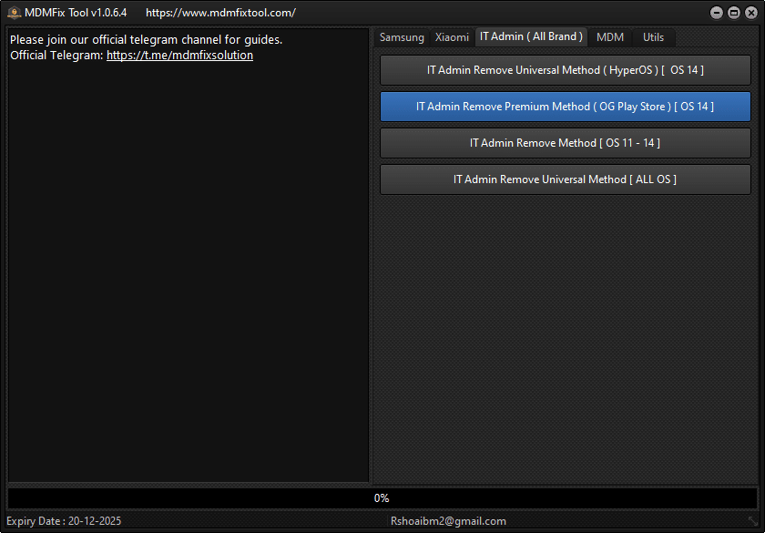 Mdm fix tool v1. 0. 9. 6 latest version free download 7 It admin 2