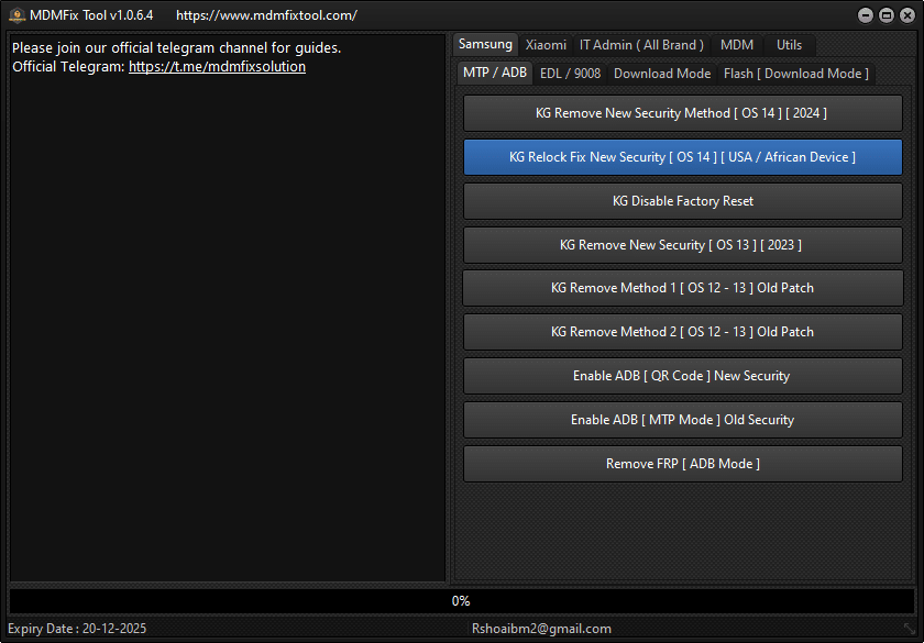 Mdm fix tool v1. 0. 9. 6 latest version free download 2 Samsung 1 3