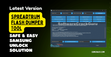 Spreadtrum flash dumper tool interface for reading and dumping firmware from spd devices