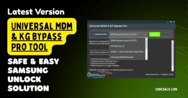 Universal mdm kg bypass pro tool 1