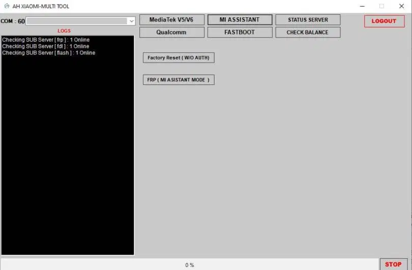 Ah xiaomi multi tool latest version free download 3 Ultimate auth tool interface for mobile device authentication and flashing operations