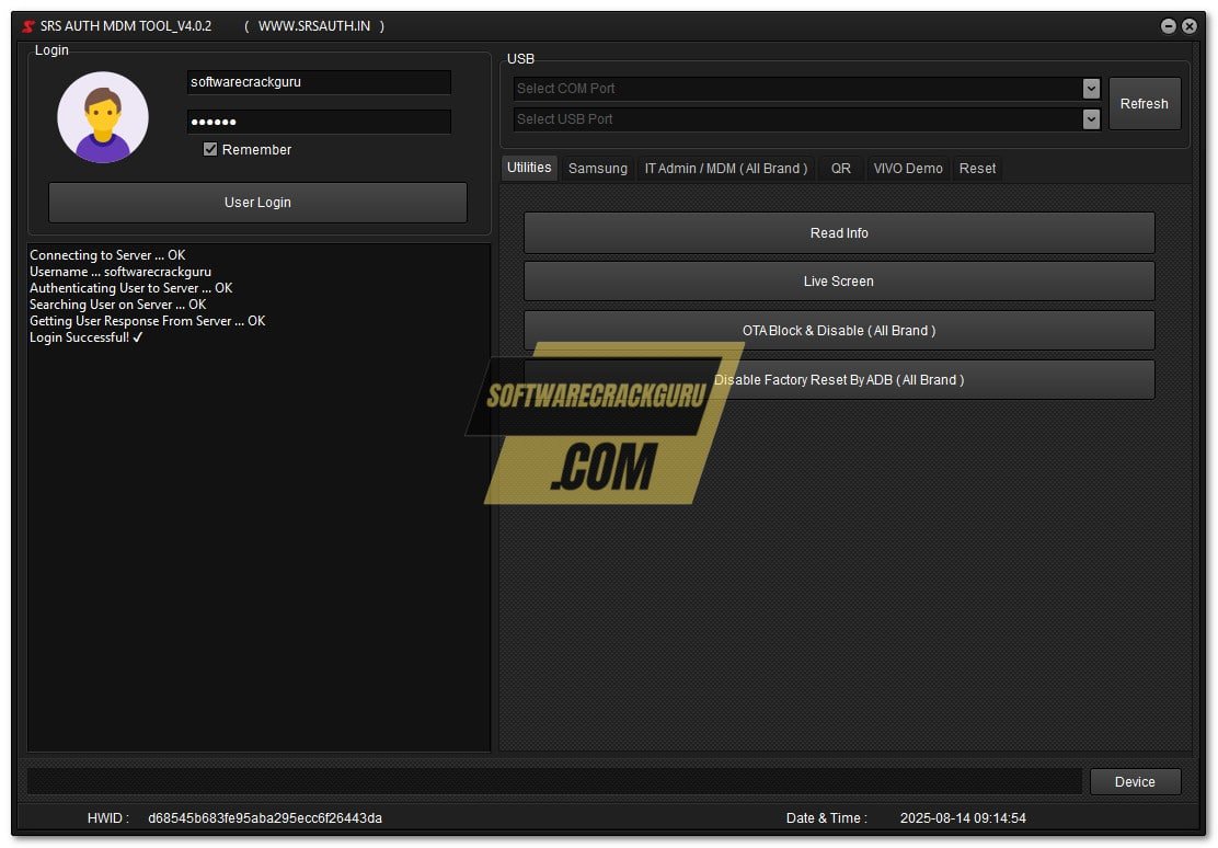 Srs auth mdm tool v4. 0. 2 latest version free download 4 Utilites 1
