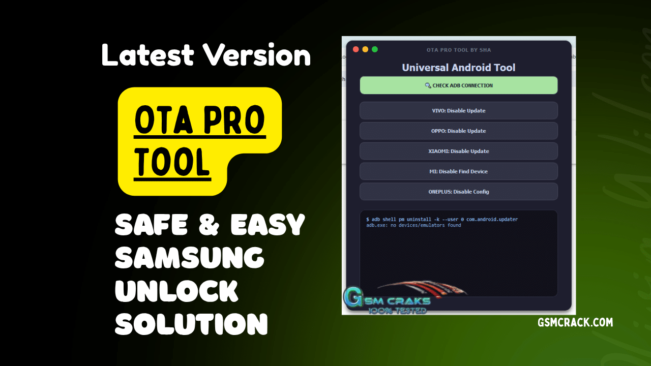 Ota pro tool