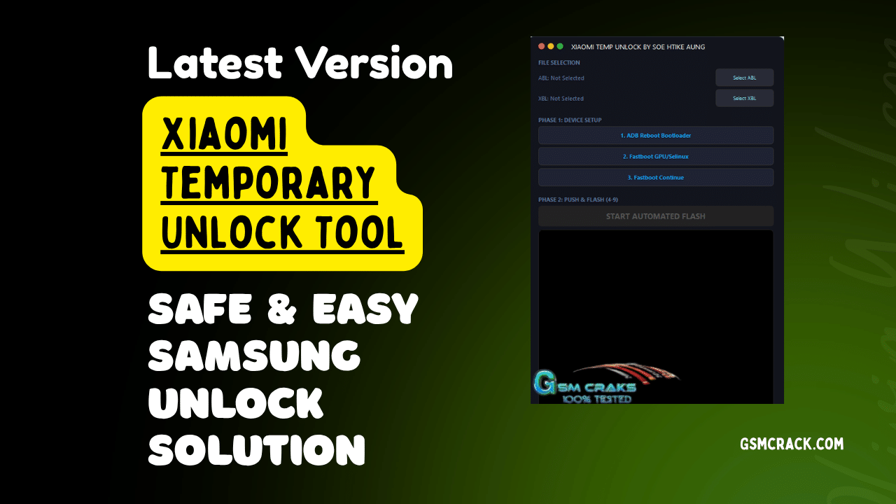 Xiaomi temporary unlock tool