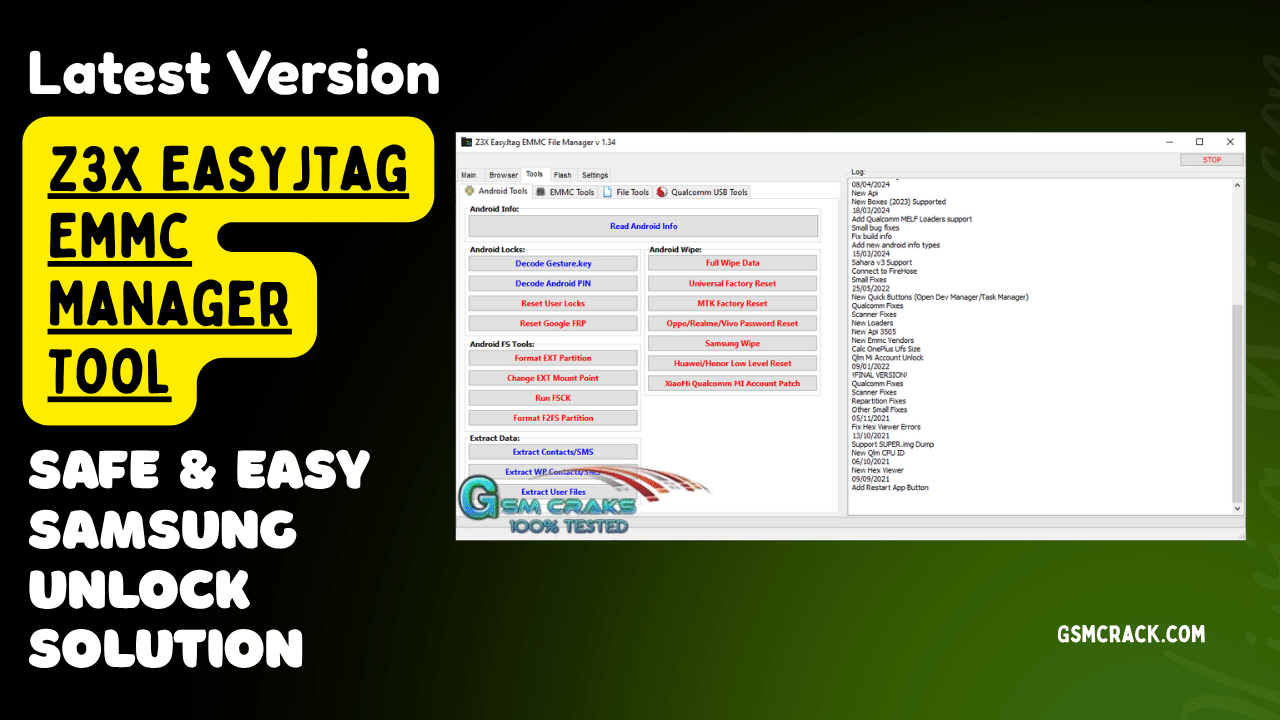 Z3x easyjtag emmc manager tool